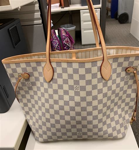 louis vuitton neverfull damier azur real vs fake|louis vuitton neverfull gm tote.